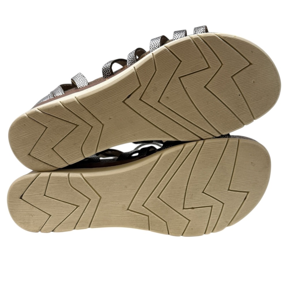 OTBT Women's Escapade Gladiator Silver Leather Sandals Gladiator 8.5 - Picture 5 of 9